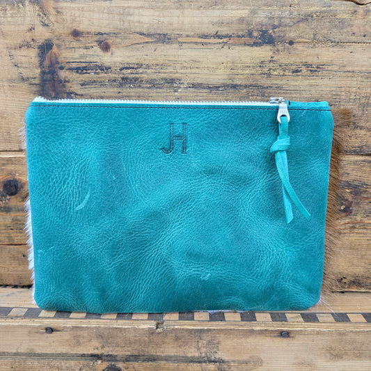 Medium Cowhide Catchall (Mediterranean)