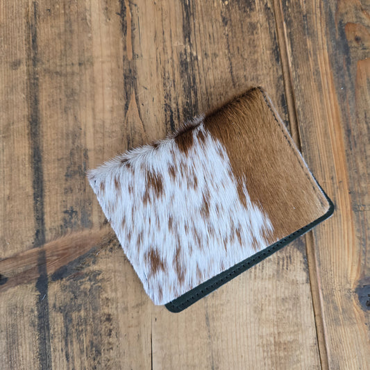 Cowhide Card Holder (Olive)