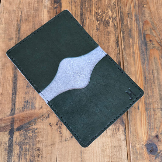 Cowhide Card Holder (Olive)