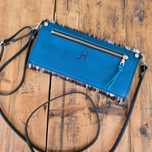 Carly Clutch (Turquoise)