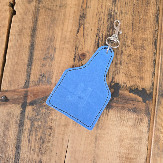 Ear Tag Charm (Denim)