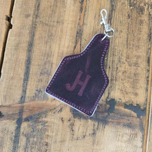 Ear Tag Charm (Wine)