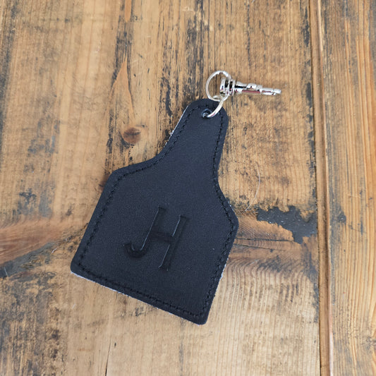 Ear Tag Charm (Black)