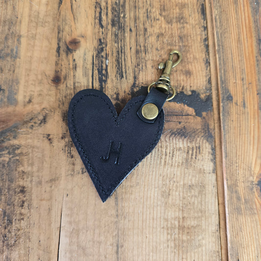 Heart Handbag Charm (Black)