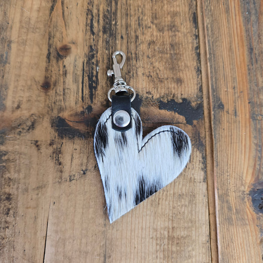 Heart Handbag Charm (Metallic Lavender)
