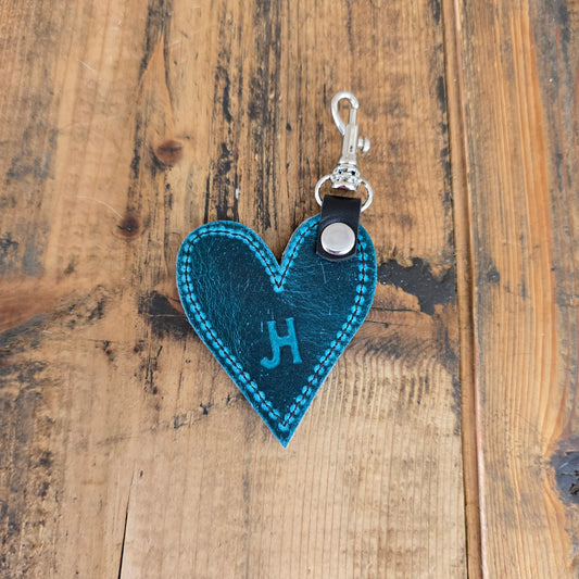 Heart Handbag Charm (Island Blue)