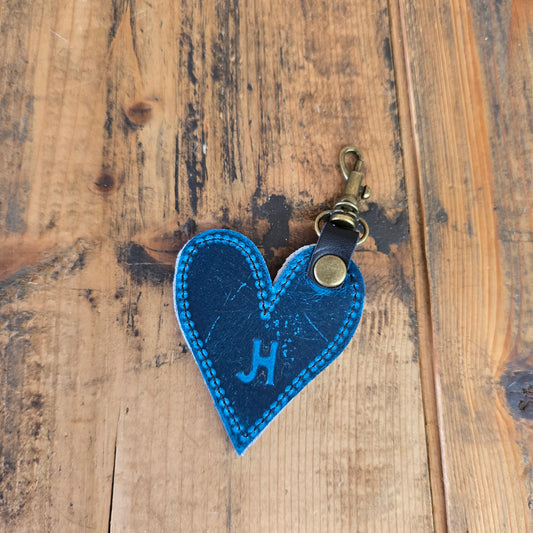 Heart Handbag Charm (Blue Lagoon)
