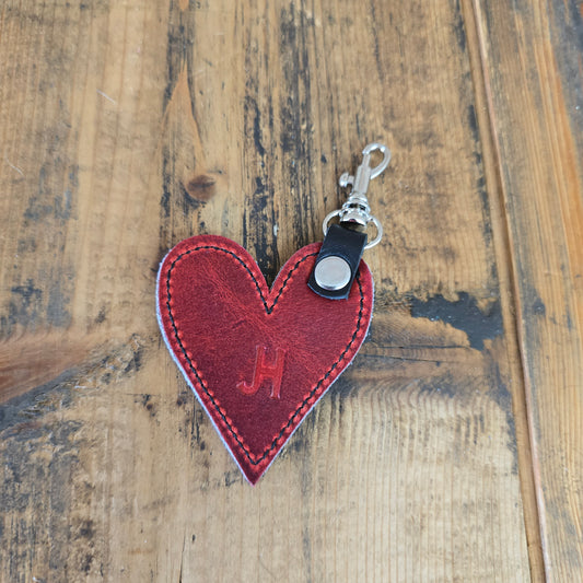 Heart Handbag Charm (Charger Red)