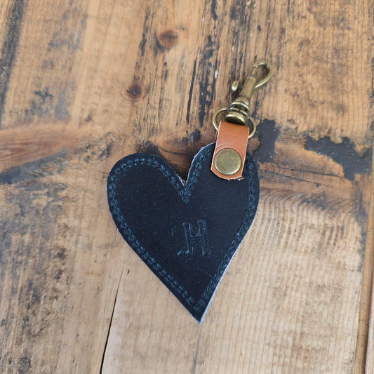 Heart Handbag Charm (Dark Teal)