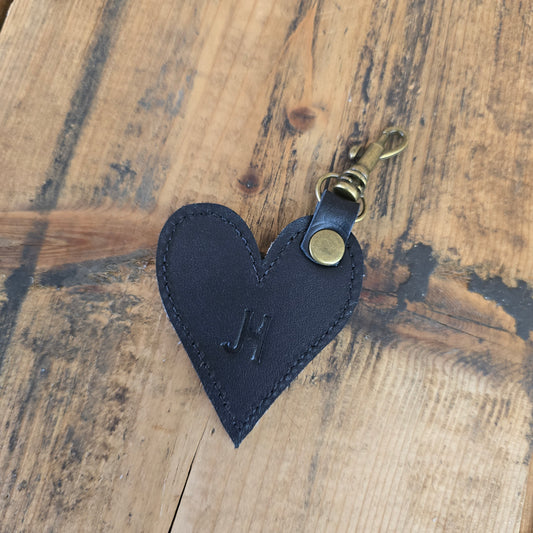 Heart Handbag Charm (Black)