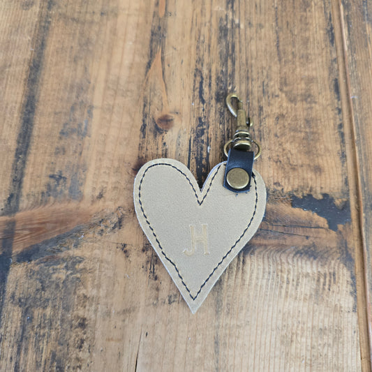 Heart Handbag Charm (Sand)