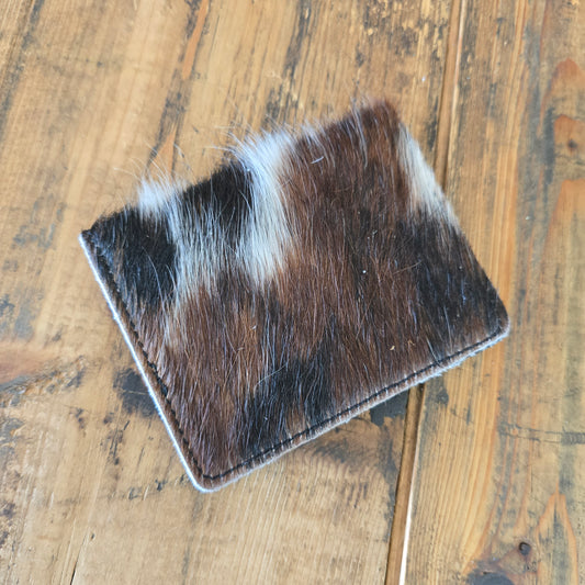Cowhide Card Holder (Black)