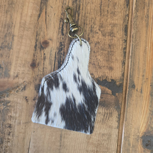 Ear Tag Charm (Chestnut)