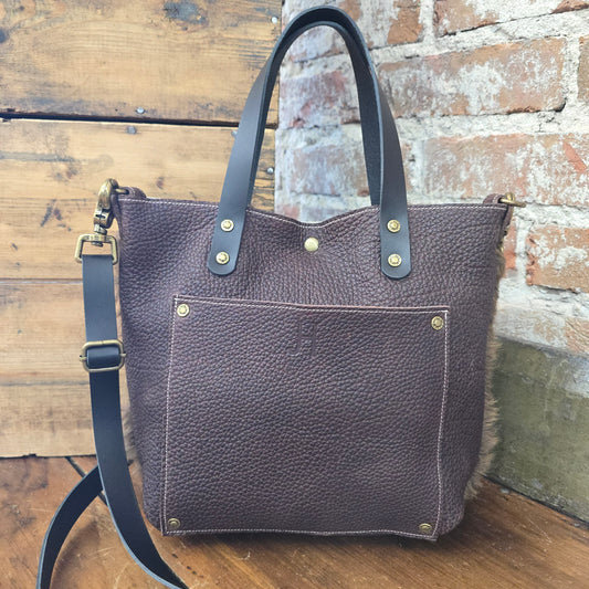 Shorty Tote with Bison (Brown Bison) JH09787