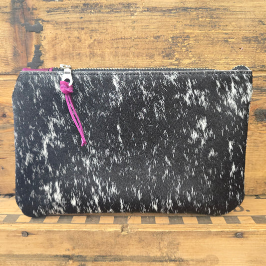 Small Cowhide Catchall (Magenta)