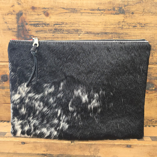 Medium Cowhide Catchall (Charger Red)