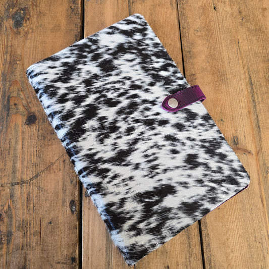 Cowhide Notebook Cover (Magenta)