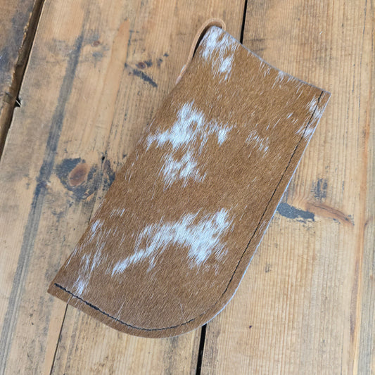 Cowhide Glasses Sleeve