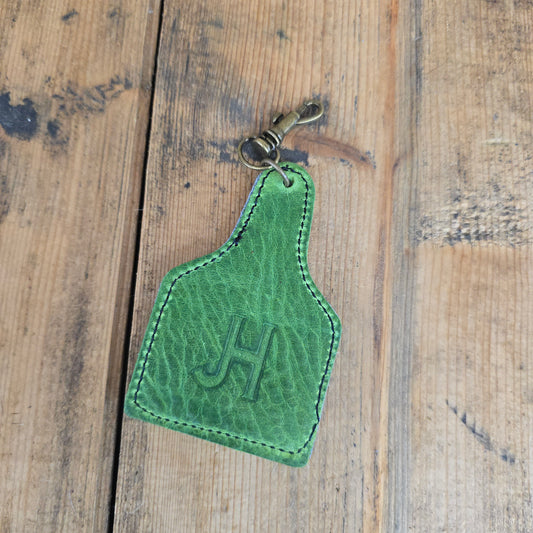 Ear Tag Charm (Emerald)
