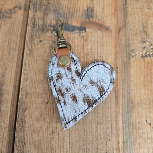 Heart Handbag Charm (RF Brown)