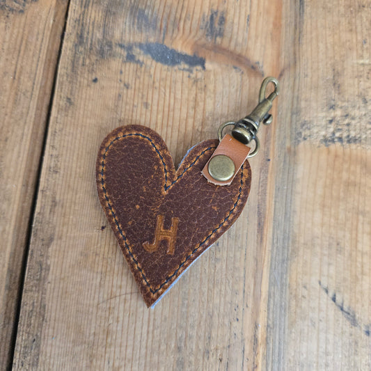 Heart Handbag Charm (RF Brown)