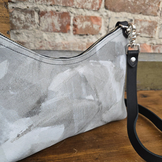 Tapadero - Hand Painted Suede + Black