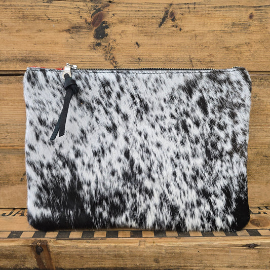 Medium Cowhide Catchall (Charger Red)