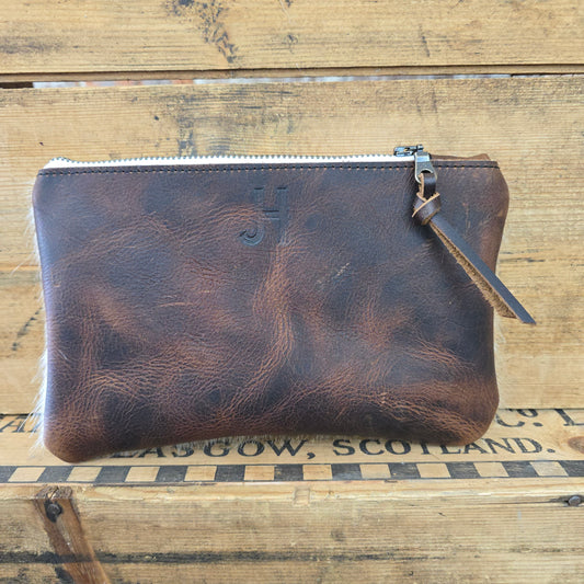 Small Cowhide Catchall (Chestnut)