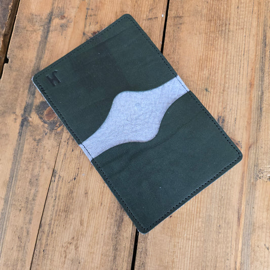 Cowhide Card Holder (Olive)