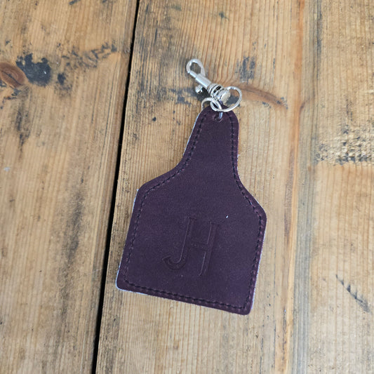 Ear Tag Charm (Wine)