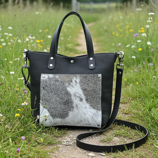 Shorty Tote (Pebbled Black) JH09799