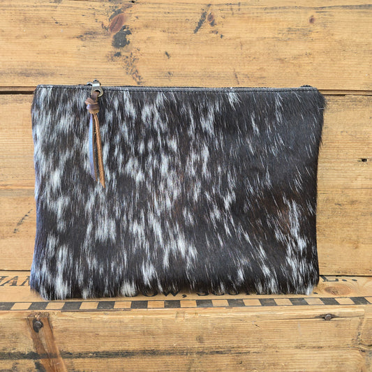 Medium Cowhide Catchall (Chestnut)