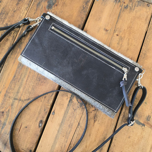 Carly Clutch (Charcoal)