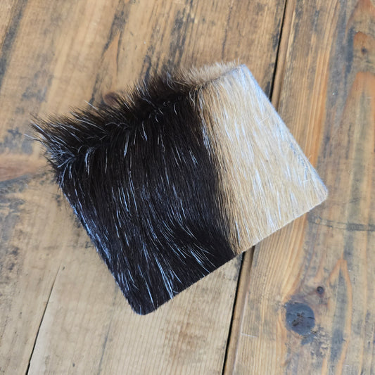 Cowhide Card Holder (Chocolate)