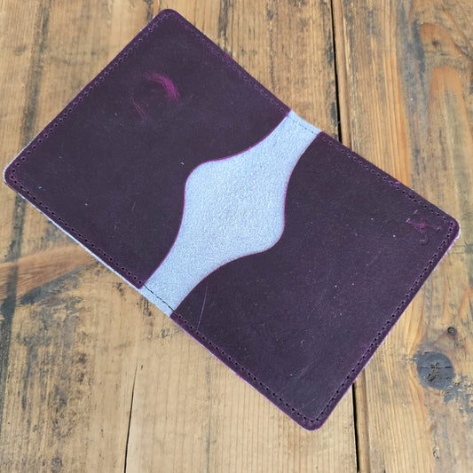 Cowhide Card Holder (Magenta)