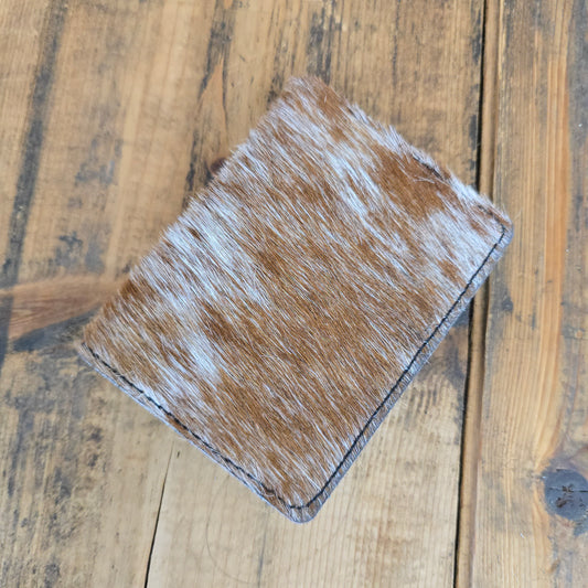 Cowhide Card Holder (Blue Lagoon)