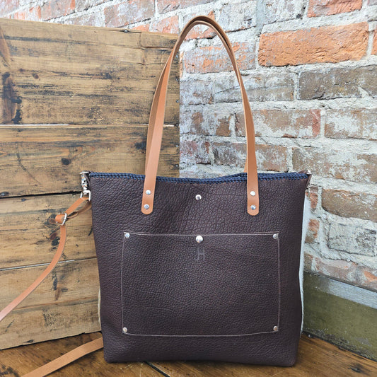 The Tote (Bison Brown/Navy) #10044