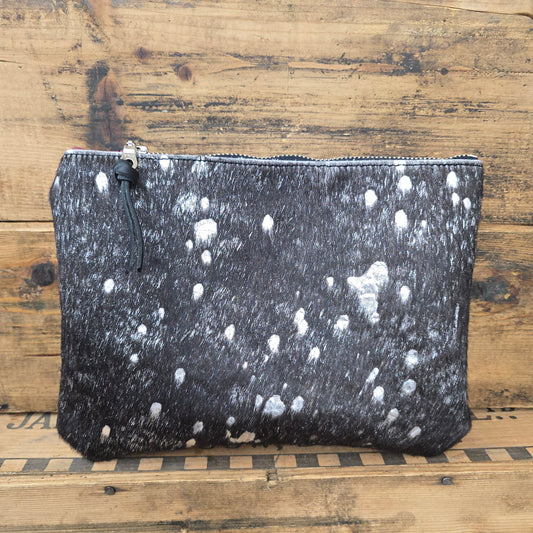 Medium Cowhide Catchall (Merlot)