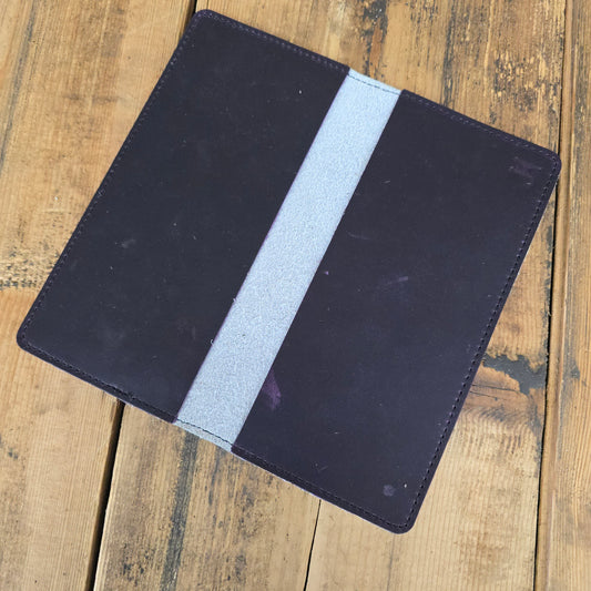 Cowhide Checkbook Cover (Plum)