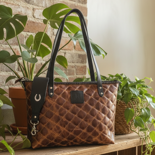 The Daisy - Quilted Caramel