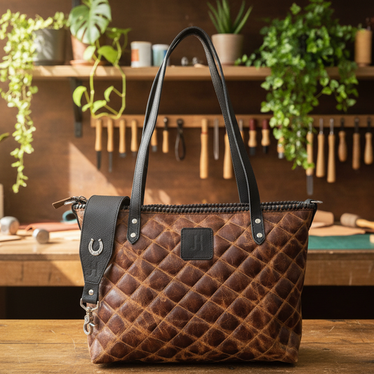 The Daisy - Quilted Caramel