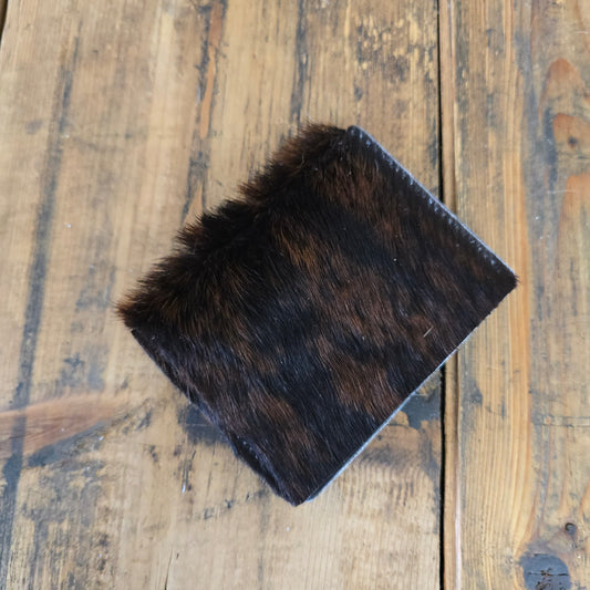 Cowhide Card Holder (Charcoal)