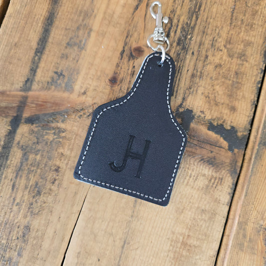 Ear Tag Charm (Black)