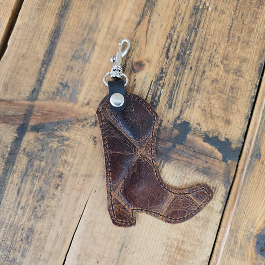 Boot Charm - Quilted Caramel