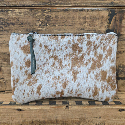 Small Cowhide Catchall (Olive)
