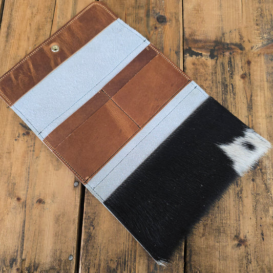 Cowhide Trifold Wallet (Amaretto)