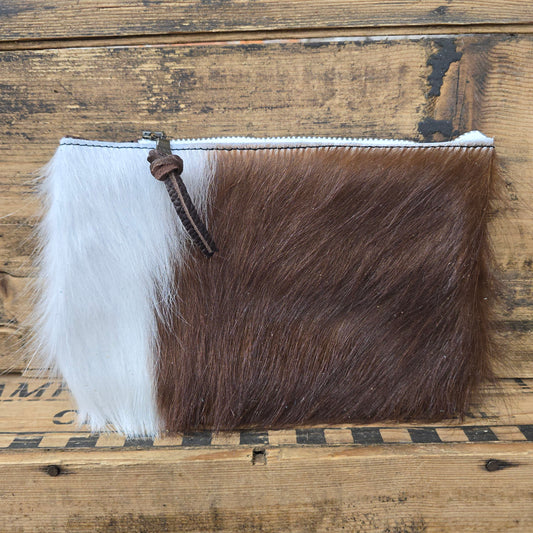 Small Cowhide Catchall (Bison Brown)