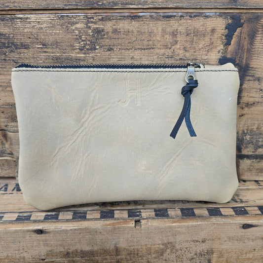 Small Cowhide Catchall (Sand)