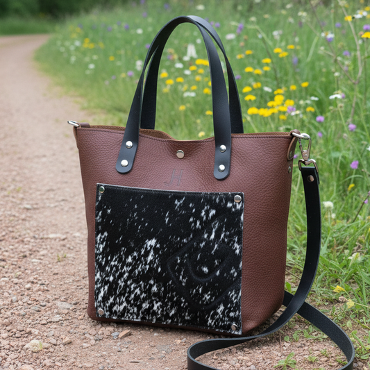 Shorty Tote (Siena) #10306 *Brand on Cowhide
