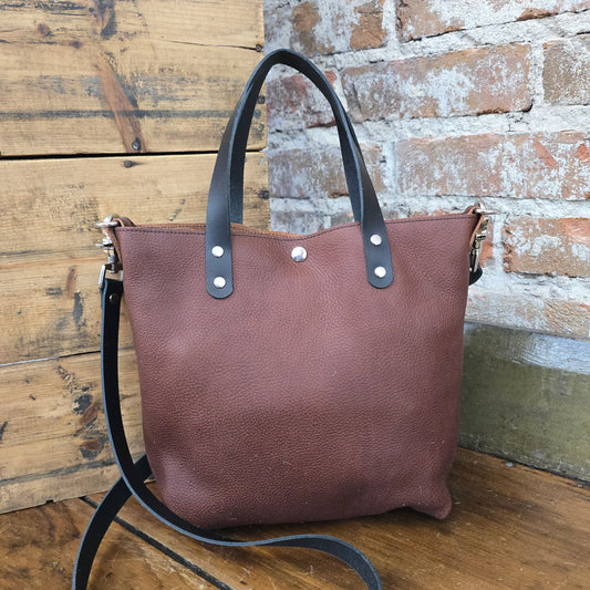 Shorty Tote (Siena) #10306 *Brand on Cowhide